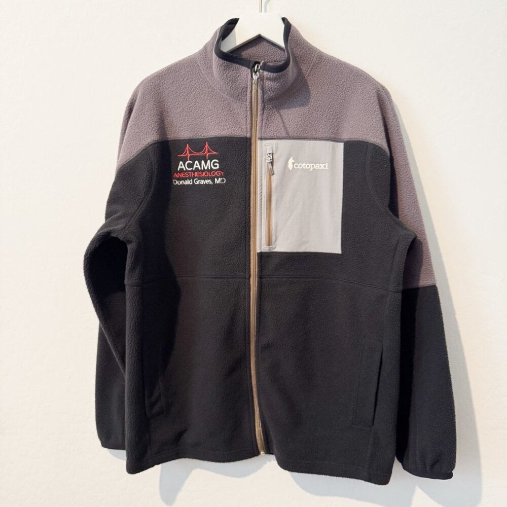 Cotopaxi Abrazo Fleece Full Zip Colorblock Jacket‎ Outdoor Gorpcore Men's Medium